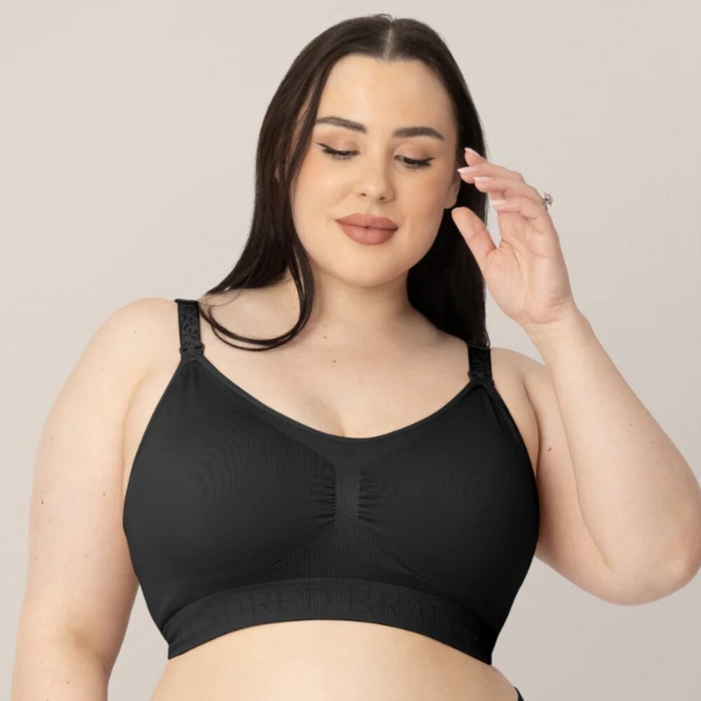 KINDRED BRAVELY Simply Sublime® Nursing Pumping Bra in Black - Size L